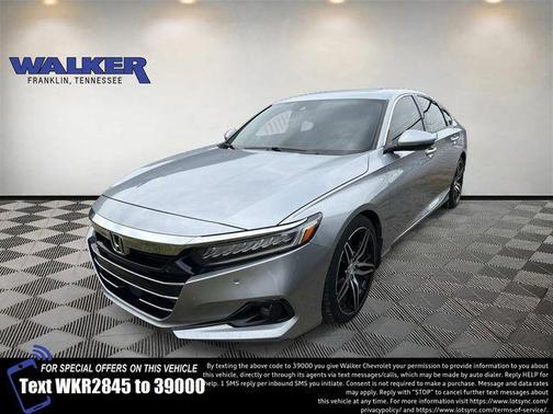 Lunar Silver Metallic 2021 Honda Accord Touring 2.0T