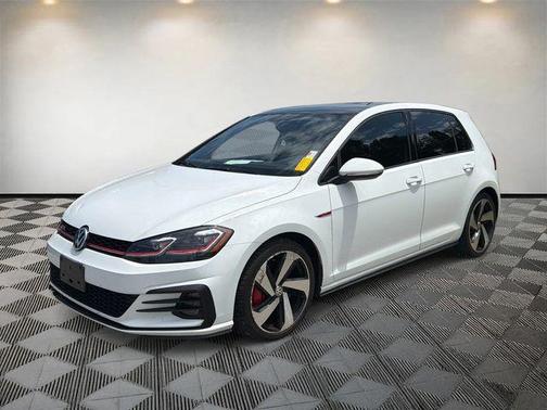 Pure White 2020 Volkswagen Golf GTI 2.0T SE DSG