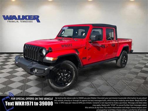 2022 Jeep Gladiator Willys 4x4