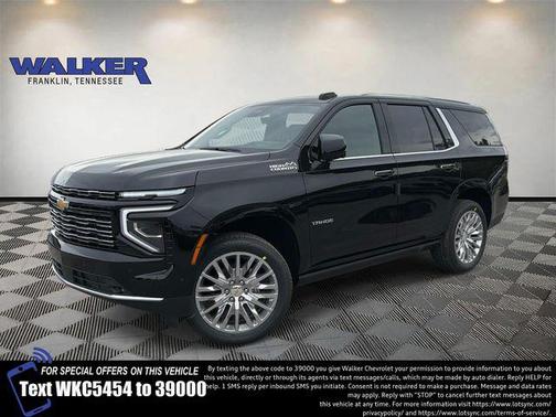 Black 2026 Chevrolet Tahoe 4WD High Country