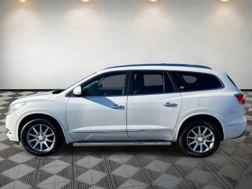 White Frost Tricoat 2017 Buick Enclave Leather