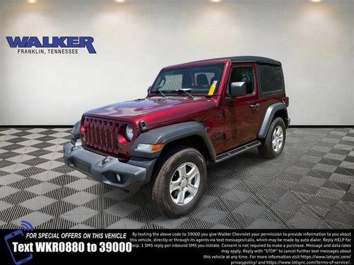 Snazzberry Pearlcoat 2021 Jeep Wrangler Sport S