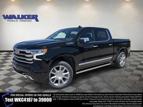 Black 2026 Chevrolet Silverado 1500 High Country Truck