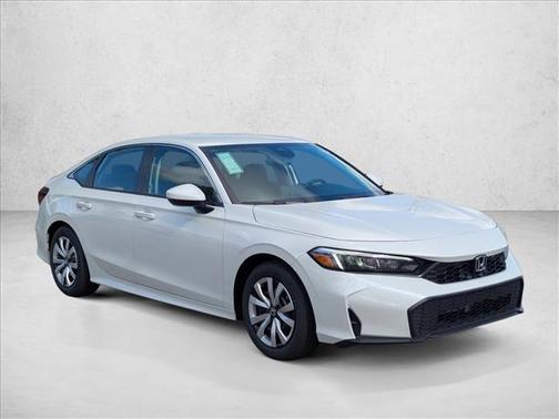 Platinum White Pearl 2026 Honda Civic LX