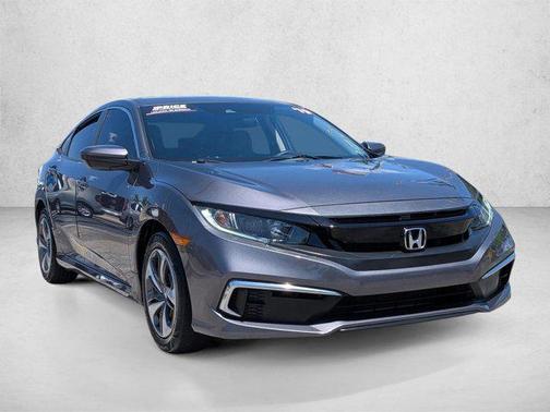 Lunar Silver Metal 2019 Honda Civic LX