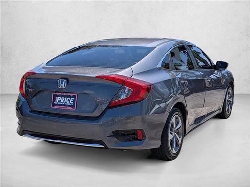Lunar Silver Metal 2019 Honda Civic LX