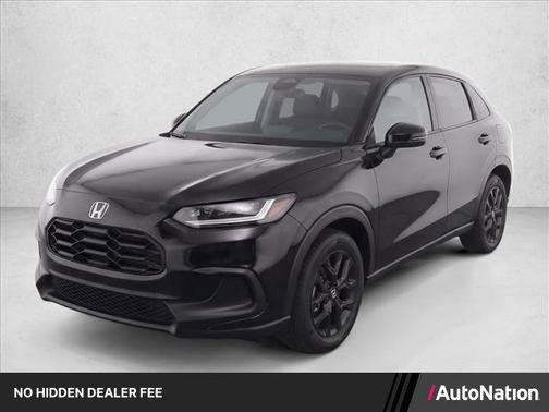 Crystal Black Pearl 2024 Honda HR-V 2WD Sport