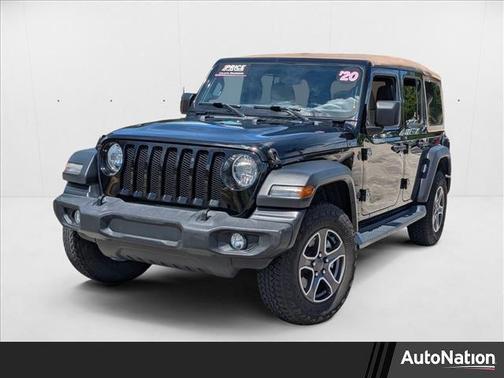 2020 Jeep Wrangler Unlimited Black and Tan 4X4