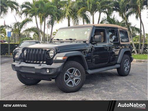 2020 Jeep Wrangler Unlimited Black and Tan 4X4