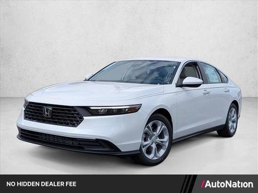 Platinum White Pearl 2026 Honda Accord LX 1.5T