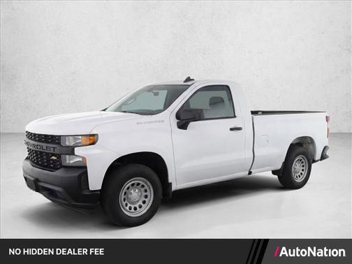 Summit White 2021 Chevrolet Silverado 1500 WT