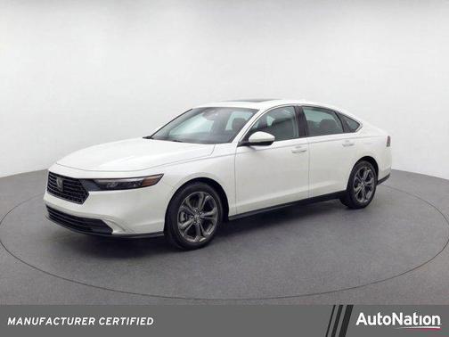 Platinum White Pearl 2023 Honda Accord EX
