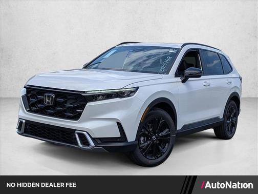 Platinum White Pearl 2026 Honda CR-V Hybrid Sport Touring AWD