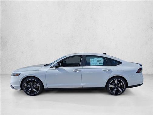Platinum White Pearl 2026 Honda Accord Hybrid Sport