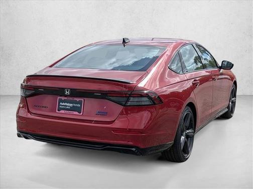 Radiant Red Metallic 2026 Honda Accord Hybrid Sport-L