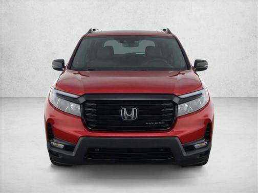 Radiant Red Metallic II 2024 Honda Passport AWD Black