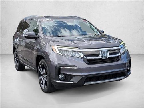 Modern Steel Metallic 2021 Honda Pilot AWD Elite