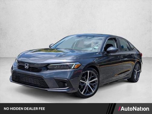 Meteorite Gray Metallic 2023 Honda Civic Touring