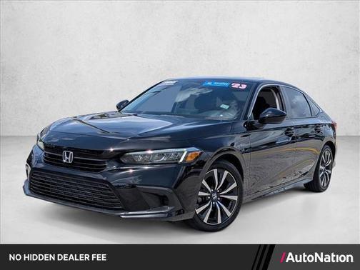 Crystal Black Pearl 2023 Honda Civic EX