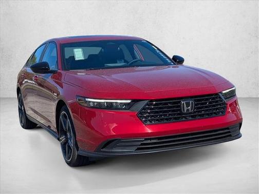 Radiant Red Metallic 2026 Honda Accord Hybrid Sport