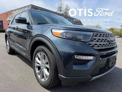 Blue Metallic 2023 Ford Explorer Limited