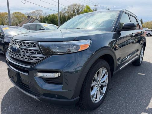 Blue Metallic 2023 Ford Explorer Limited