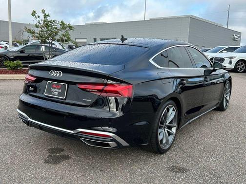 Mythos Black Metallic 2023 Audi A5 Sportback 45 S Line Premium Plus