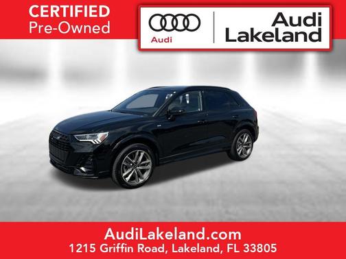 Mythos Black Metallic 2025 Audi Q3 Premium 45 TFSI S line quattro Tiptronic