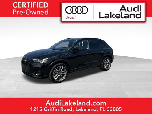 Mythos Black Metallic 2025 Audi Q3 Premium 45 TFSI S line quattro Tiptronic