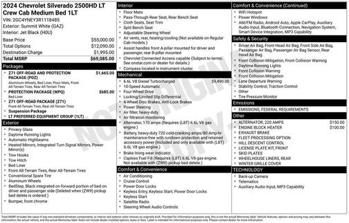 2024 Chevrolet Silverado 2500 LT