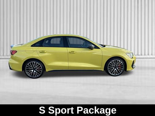 python yellow metallic 2026 Audi S3 TFSI quattro S tronic