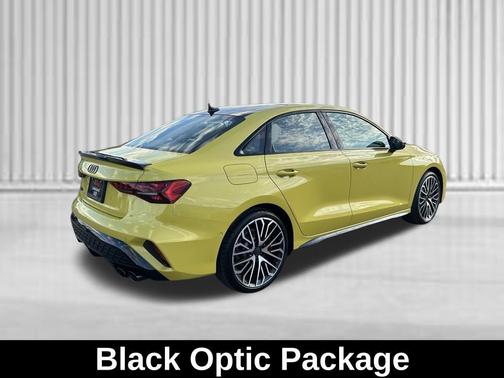 python yellow metallic 2026 Audi S3 TFSI quattro S tronic
