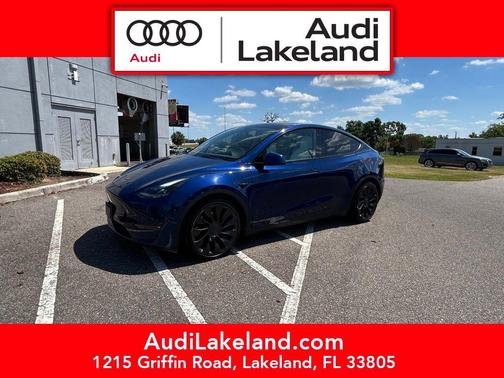 Deep Blue Metallic 2021 Tesla Model Y Performance Dual Motor All-Wheel Drive