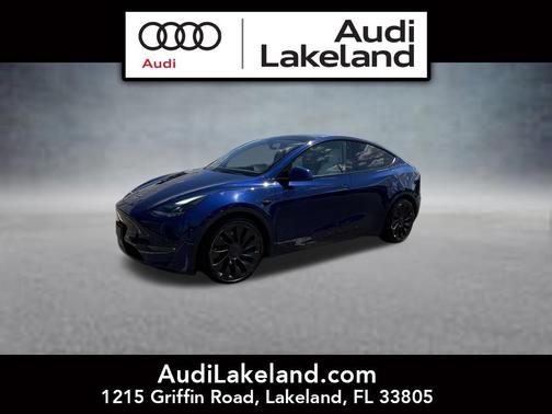 Deep Blue Metallic 2021 Tesla Model Y Performance Dual Motor All-Wheel Drive