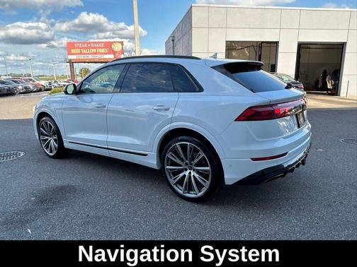 Glacier White Metallic 2026 Audi Q8 55 Prestige