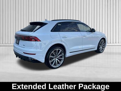 Glacier White Metallic 2026 Audi Q8 55 Prestige