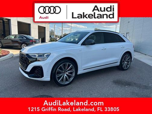 Glacier White Metallic 2026 Audi Q8 55 Prestige