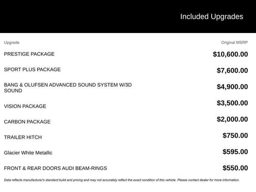 2026 Audi Q8 55 Prestige