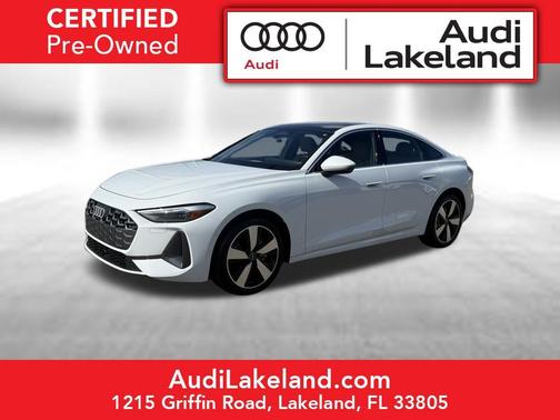Glacier White 2025 Audi A5 Premium TFSI quattro S tronic