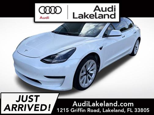 Pearl White Multi-Coat 2021 Tesla Model 3 Standard Range Plus