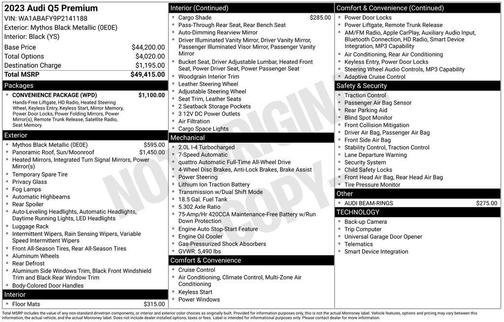 2023 Audi Q5 40 Premium
