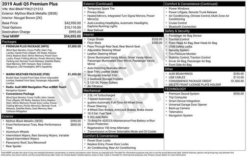 2019 Audi Q5 2.0T Premium Plus