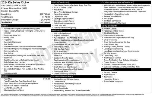 2024 Kia Seltos X-Line