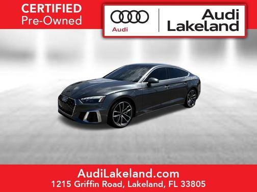 Daytona Gray Pearl Effect 2023 Audi A5 Sportback 45 S Line Premium