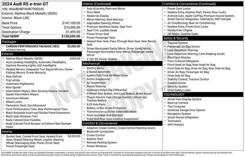 2024 Audi RS e-tron GT quattro