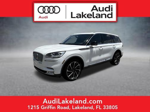 Pristine White 2021 Lincoln Aviator Reserve AWD