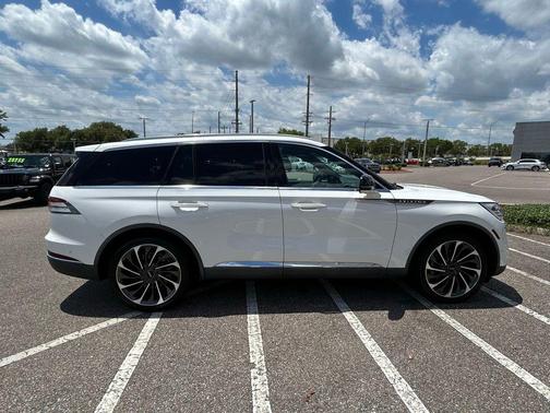 Pristine White 2021 Lincoln Aviator Reserve AWD