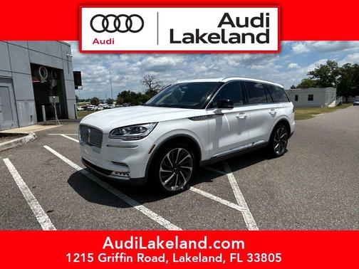 Pristine White 2021 Lincoln Aviator Reserve AWD