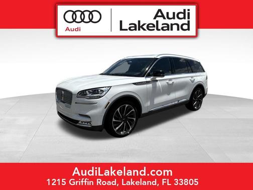 Pristine White 2021 Lincoln Aviator Reserve AWD
