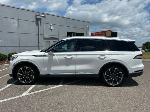 Pristine White 2021 Lincoln Aviator Reserve AWD